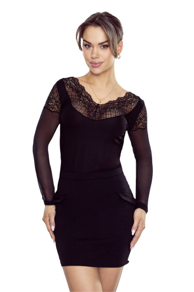 HALENKA MANAMI PLUS černá 3XL