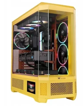 Thermaltake View 600 TG Butter Caramel žlutá / PC skříň / Big Tower / E-ATX / Tempered Glass (CA-11H-00FMWN-00)