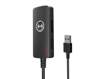 Edifier GS02 černá / USB zvuková karta / 7.1 / USB-A / 3.5 mm jack / ENC / RGB / kabel 1.2 m (GS02-BLK)