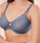 Dámská podprsenka Triumph Signature Sheer W01 EX - BLUE - sv. modrá 00XX - TRIUMPH BLUE 65E