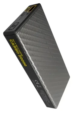 Nitecore Carbo 20000 černá / Powerbanka / 20000 mAh / 20W (NITCARBO20000)