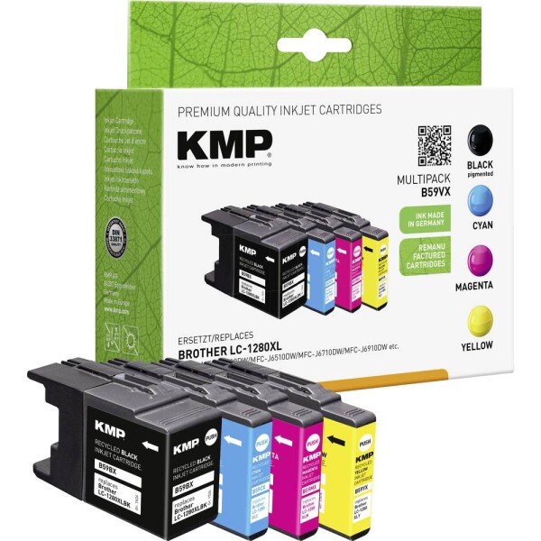 KMP Ink náhradní Epson 29XL, T2996, T2991, T2992, T2993, T2994 kompatibilní kombinované balení černá, azurová, purppurov