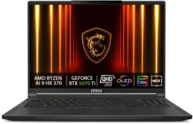 MSI Stealth A16 AI+ A3XWHG-031CZ černá / 16" QHD+ / AMD Ryzen AI 9 HX 370 / 32GB / 2TB SSD / RTX 5070Ti 12GB / W11H (9S7-15FL35-031)