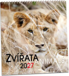 Nástěnný kalendář 2027 Aria Zvířata