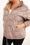 Dámská mikina Plus Size bavlněná na zip fango UNI