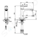 IDEAL STANDARD - Connect Air Umyvadlová baterie Grande Slim, chrom A7015AA