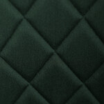 Jídelní židle, zelená, sametová látka, DCH-215 GRN4