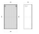 COMAD - Horní skříňka 30cm 1 dvířka NOVA BLACK 5907611663776