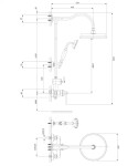 OMNIRES - ARMANCE sprchový sloup chrom /CR/ AM5244CR