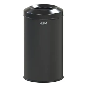 ALDA Fireguard černá / Samozhášecí odpadkový koš / lakovaná ocel / 20 l