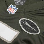 Nike Pánský dres New York Jets NFL Garrett Wilson #5 Rivalries Game Gotham Green Velikost: XL