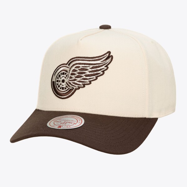 Mitchell & Ness Pánská kšiltovka Detroit Red Wings NHL Brown and Cream Pro Snapback