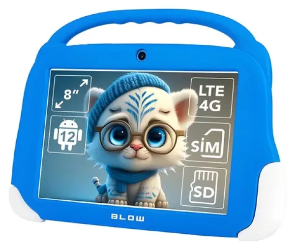 Blow KidsTAB8 modrá / Tablet / 8" / T606 / 4GB / 64GB / 4G / Android 12 (79-068#)