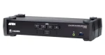 Aten 4-Port USB 3.0 4K HDMI KVMP černá / KVM switch / 4K 4096×2160 / USB 3.0 / HD audio (CS1824-AT-G)