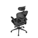 Kancelářská židle, houpací mechanismus, černá, KA-K2021 BK