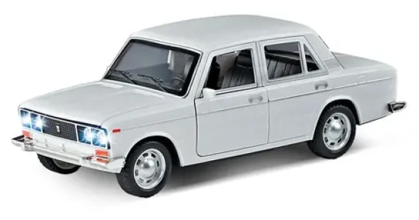RAPPA Auto bílé se zvukem a světlem 18 cm