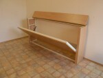 NábytekProNás Mechanismus sklápěcí palandy H (bez skříně) - horizontální sklápění ROZMĚR: 90x200 cm s lamelovým roštem