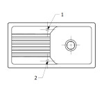 Keramický dřez Villeroy & Boch Linara 60, 338601KD Fossil 338601KD