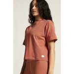 Běžecké tričko CRAFT Collective Relaxed SS - červená Velikost textilu: XXL