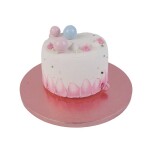 Cake Star Podložka pod dort PEVNÁ růžovo-zlatá vzor Grape kruh 36 cm 14" (1 ks)