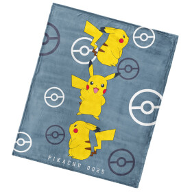 Dětská deka Pokémon Detektiv Pikachu 130x160 cm