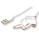 Delock USB 2.0 prodlužovací kabel plochý zahnutý [1x USB 2.0 zástrčka A - 1x USB 2.0 zásuvka A] 1.00 m černá oboustranně zapoji