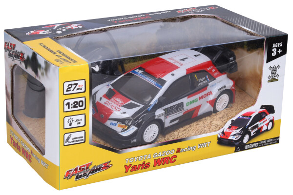 Toyota Yaris WRC RC na dálkové ovládání 20 cm