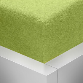 Stanex Froté napínací prostěradlo zelené jablko ROZMĚR: (š/d/v) 90 x 200 x 20 cm, Barva: ZELENÉ JABLKO