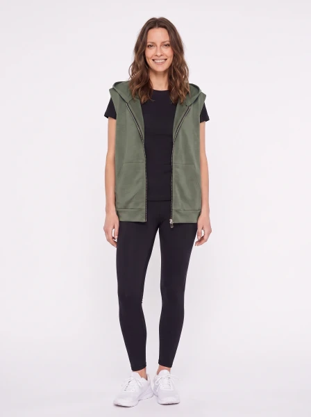 HOSH Dámská vesta Roxy khaki Velikost: UNI
