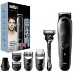 Philips OneBlade QP2721-20 / hybridní zastřihovač a holicí strojek / na obličej / 45 min provoz / mokré a suché holení (QP2721/20)