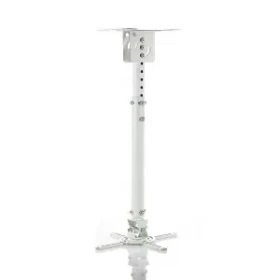 P-107W Stropní držák projektoru bílá / Držák projektoru / nosnost 15 kg / rozsah 45-76 cm (RAMART P-107W)