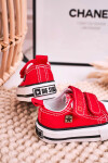 Dětské Tenisky Na Suchý Zip BIG STAR HH374202 červené 17