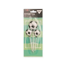 Dortisimo Svíčky Fotbalové míče balónky (3 ks)