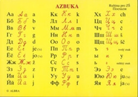 Azbuka - Ruský jazyk pro ZŠ (tabulka A6, azbuka, číslovky, dny v týdnu)
