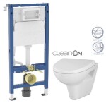 GEBERIT DuofixBasic bez tlačítka + WC CERSANIT CLEANON PARVA + SEDÁTKO 458.103.00.2 X PA1