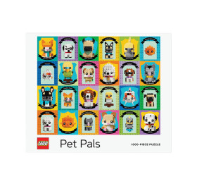 DVĚDĚTI Chronicle Books Puzzle LEGO® Zvířecí kamarádi 1000 dílků