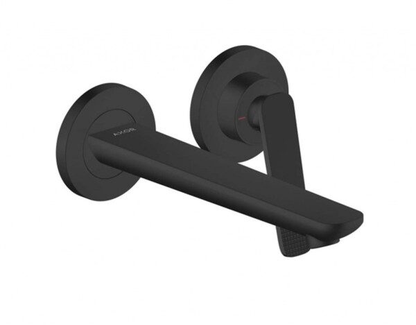 AXOR - Citterio C Umyvadlová baterie pod omítku, s výpustí, 2-otvorová instalace, EcoSmart, matná černá 49111670