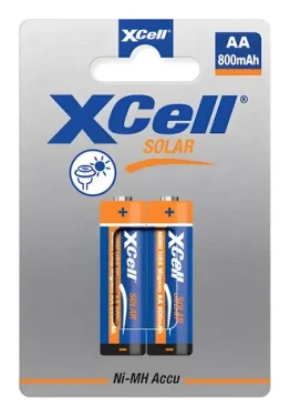 XCell Solar X550AA / Nabíjecí baterie / AA NiMH / 1,2 V / 800 mAh / 2 ks (149447)