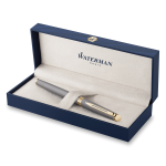 Plnicí pero Waterman Hémisphére The Understated Edit Stone Grey GT, hrot F