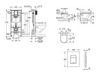 GROHE - Rapid SL Set předstěnové instalace, klozetu, sedátka SoftClose a tlačítka Skate Cosmopolitan, kartáčovaný Hard Graphite SANI11BB5120
