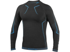 CXS SeamFlex Pánské funkční tričko s dlouhým rukávem černo-modré XL-2XL 172003180696
