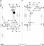 HANSGROHE - Raindance Alive Q Sprchový set s termostatem, 21x34 cm, 3 proudy, matná bílá 24590700