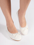 Originální baleríny bílé dámské bez podpatku 39