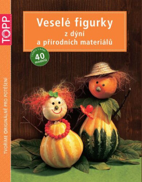 TOPP Veselé figurky dýní přírodních materiálů