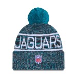 New Era Pánská zimní čepice Jacksonville Jaguars NFL 2025 Sideline Sport Knit