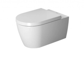 DURAVIT - ME by Starck Závěsné WC se sedátkem SoftClose, Rimless, s WonderGliss, bílá 45290900A11