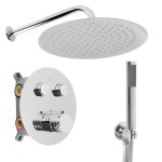 REA - Podomítková sprchová sada Lungo Diamond Chrom + BOX REA-P6967