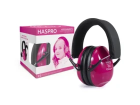 Haspro Hearing Protection KIDS sluchátka na uši, růžová (HSKE02G)