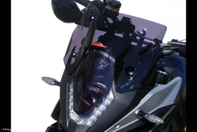 Ktm 1190 Adventure 13-16, 1050 Adventure 15-17 Adventure Sports plexi štít Powerbronze 180 mm - žlutá