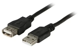 EFB černá / Prodlužovací kabel / USB 2.0 / USB-A / 5 m / 480 Mbit/s (K5248SW.5V2)